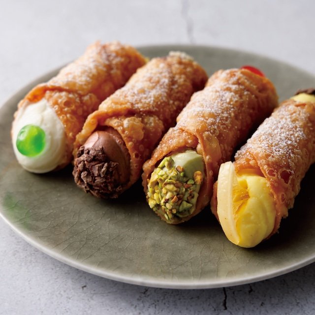【冷蔵】《4種類のクリーム》ざくざくコルネ4本セット 〈ピッコロ(小)〉